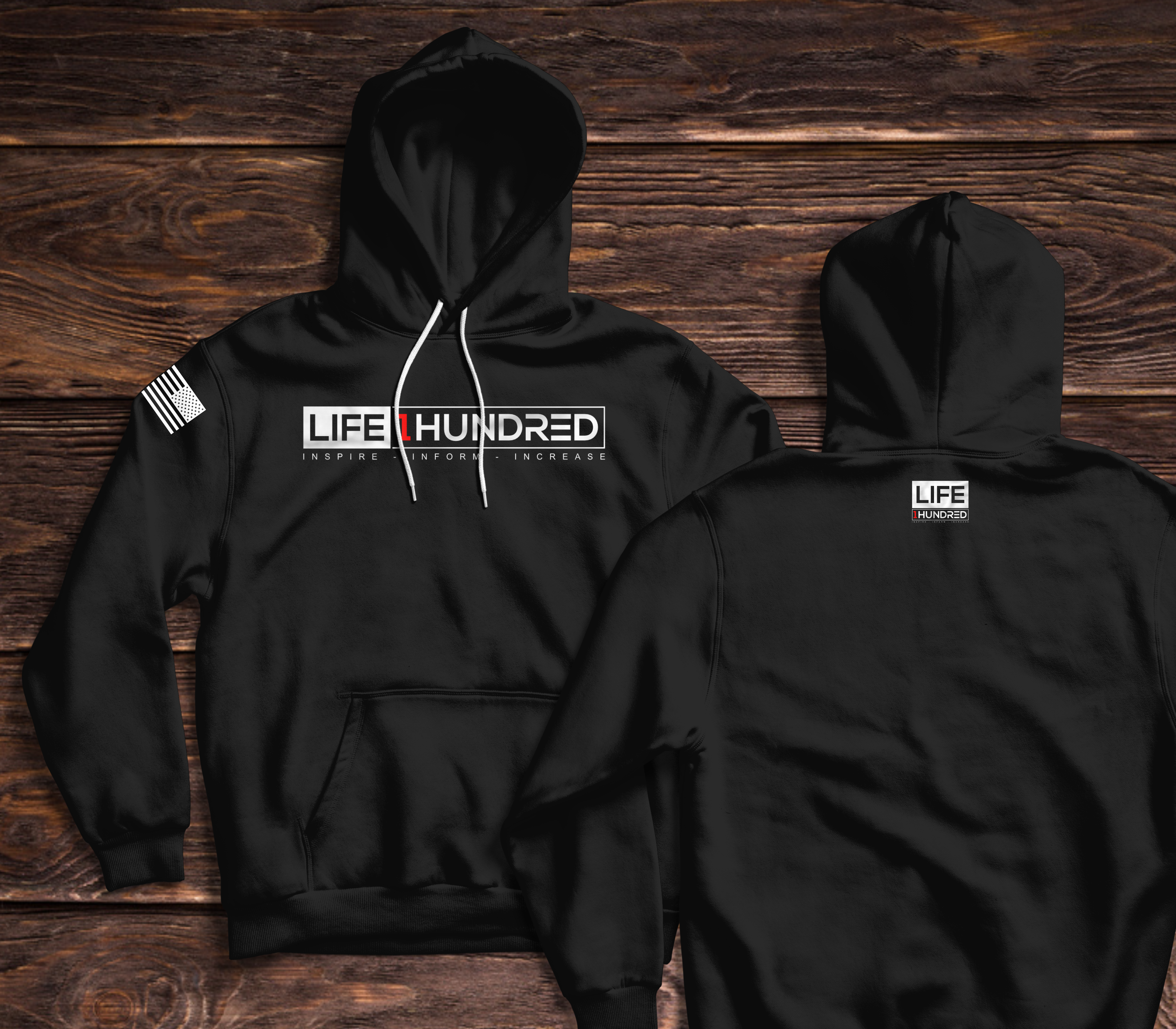 LIFE 1HUNDRED HOODIE